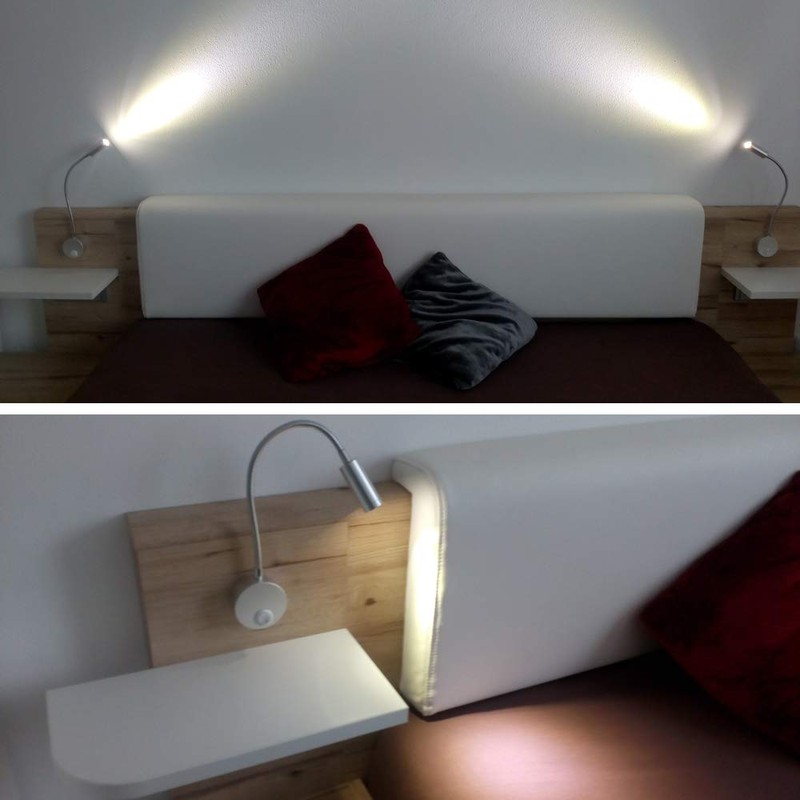 LEDSONLINE White Reading Lamps LED Wall Mounted Study Reading Light