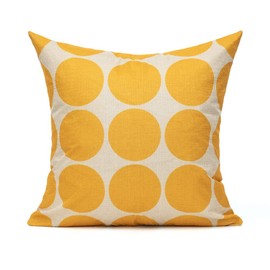All Smiles Yellow Outdoor Throw Pillow Cases Decorative Cushion Covers Pillowcases 18 x 18 Set of 4 Accent Square Home Classroom Decor for Couch Sofa Patio,Kids Geometric Modern Decorations