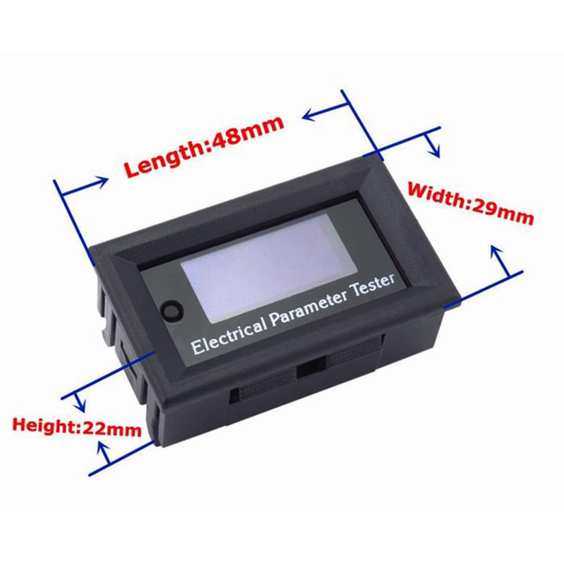 Electrical Parameter Meter, OLED Digital Voltage Current Multimeter High Accuracy