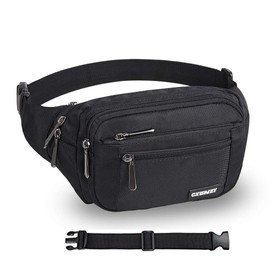 CXWMZY Fanny Packs For Women & Men Waist Pack Hip Bum Bag with Multi-Pockets Large Capacity Waterproof Casual Bum Bag for Disney Traveling Casual Cycling Running Hiking