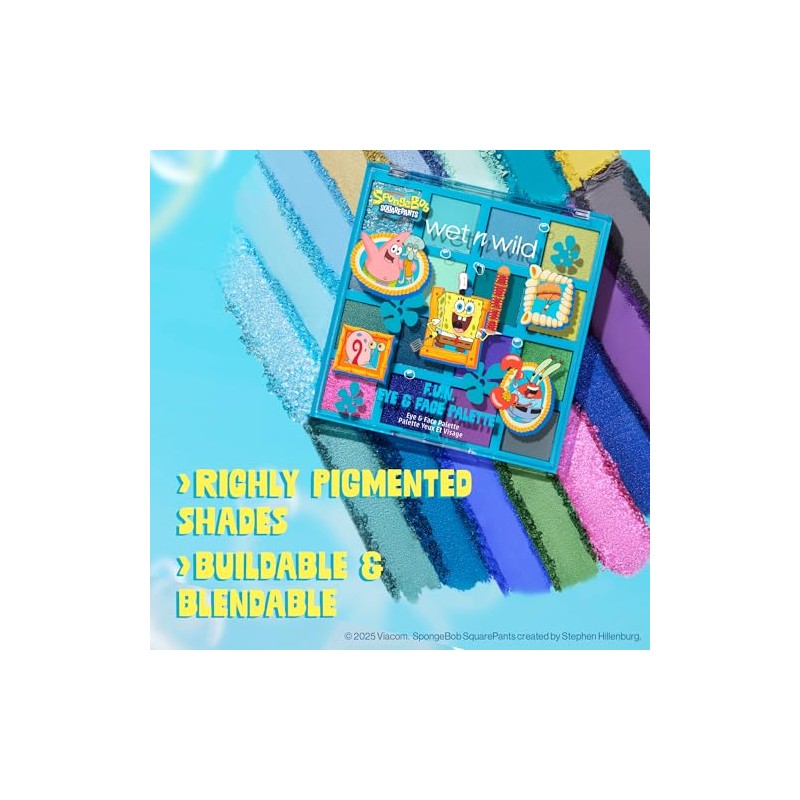 Wet n Wild x Bob Esponja F.U.N. Paleta de Sombras