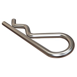 4mm R Clip Single Type AN 75 Retaining Pin Spring Clips Stainless Steel R-Pin (Pack of 2)