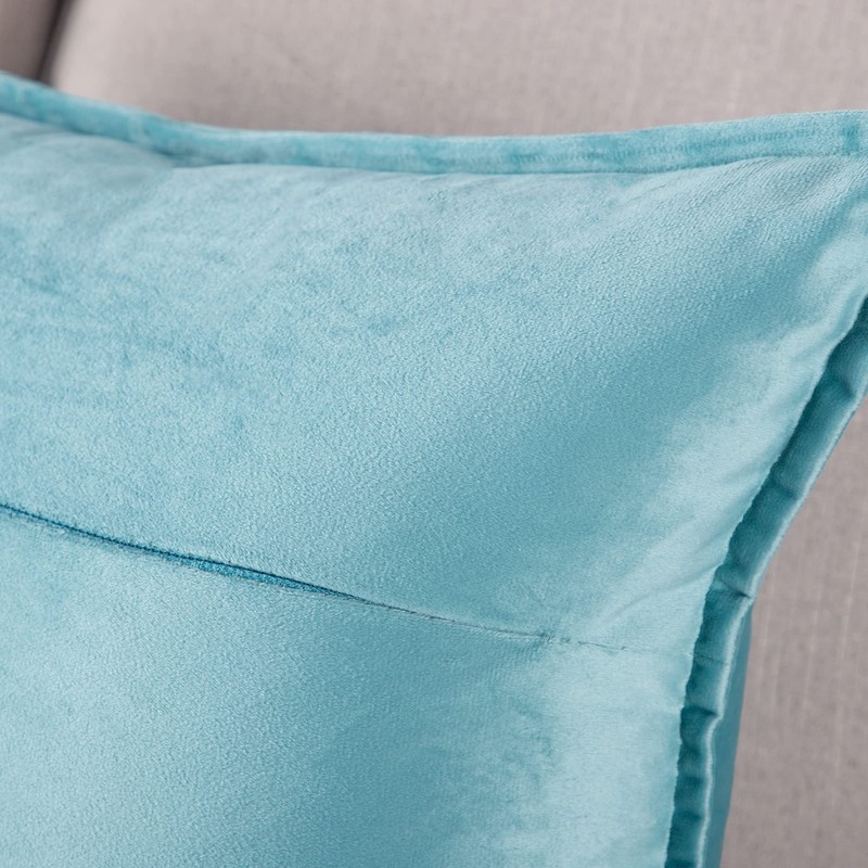 MADIZZ Set of 2 Super Soft Velvet Decorative Throw Pillow