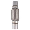 Car Exhaust Pipe 50 x 250mm Weld Free Soft Stainless