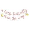 Butterfly Baby Shower Decorations - A Little Butterfly is On