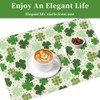 LEEQBCR Set of 2 Washable Table Mats, Breakfast Placemats, Linen,