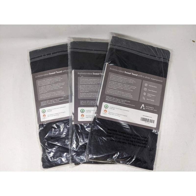 Aurora Athletica The Smart Sweat Towel Antimicrobial 15.75 x 31.5