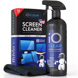 S-D-F-D Screen Cleaner Spray (16oz) – Best Large Kit for LCD LED Matte TVs, Smartphones,