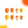 RIICFDD Fall Pres On Nails - Short Almond Shape Acrylic