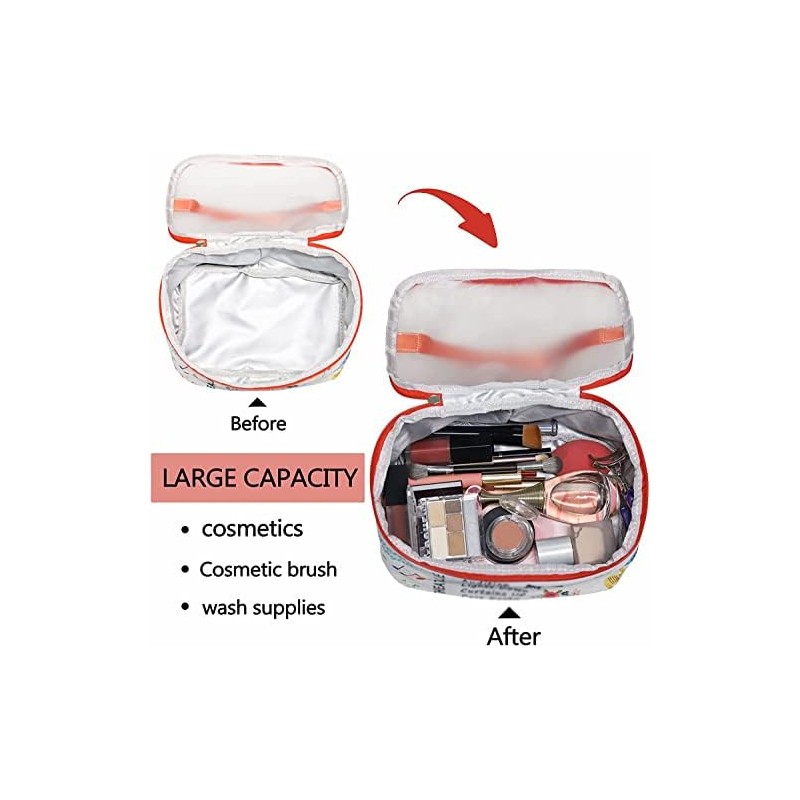 PXTIDY Opera Phantom Drama Inspired Travel Makeup Case Phantom's Mask
