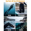 EUPTE 3mm Diving Wetsuit Pants Swimming Pants Leggings for Women