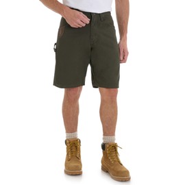 Wrangler Riggs Workwear Men's Ripstop Carpenter Short, Loden, 40