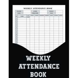 Weekly Attendance Book: Track your students' attendance with the Teachers' Weekly Attendance Book. Simply fill in the dates, names, and attendance after each class session.