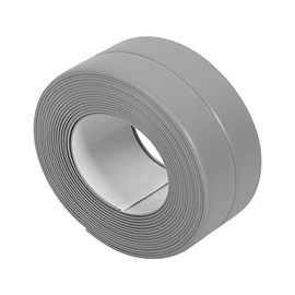 Cinta Cinta de calafateo, Tira de calafateo de pared Cinta de calafateo de cocina autoadhesiva y bao Cinta de sellado de pared Sellador de calafateo Protector de borde de PVC(gris)