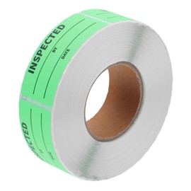 KICHOUSE 1 Roll Inventory Tags Sticky Labels Stickers Expo Dry Erase Markers Card Record Service Stickers Address Labels Inventory Labels Basket Labels Clip Storage Stickers Bin Green PVC