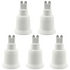 SQXBK 5PCS G9 to E26/E27 Extender Adapter Converter Light Bulb