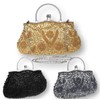 Ro Rox Gabrielle Vintage Retro Pearls Sequin Evening Flap 1920s