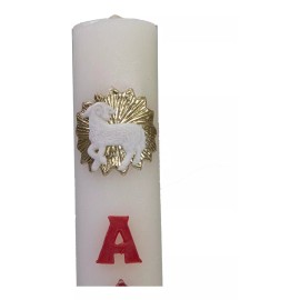 CEB Cirio Pascual 30 X 4 Cm Decorado De Lujo