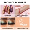 Oulac Liquid Eyeshadow Glitter - Waterproof Glitter Eye Make-Up with