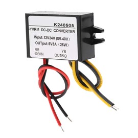 Domary DC Converter Step Down Power Supply Module 5V 5A Converter for Car LED Monitor Camera Fan