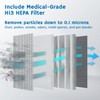 Airthereal H13 Medical Grade Ture HEPA Filter Replacement for Pure