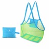 Portable Mesh Beach Bag for Kids’ Toys – Anti-Sand Large-Capacity