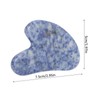 Multifunction Gua Sha Board Heart Shaped Smoothing Surfaces Facial Body