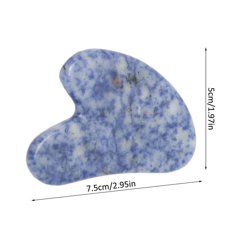 Multifunction Gua Sha Board Heart Shaped Smoothing Surfaces Facial Body