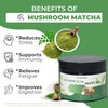 Ceremonial Grade Matcha Green Tea Premium Mushroom Matcha Powder |