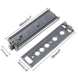 Rannb Magnetic Push Latches Stainless Steel Push to Open Magnet Touch Latches for Cabinet Drawer Door - Pack of 10