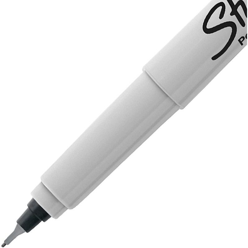 Sharpie Permanent Markers, Ultra Fine Point, Black, 24 Count, 2