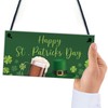 RED OCEAN Happy St Patricks Day Decorations Hanging Sign Novelty
