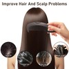 Dandruff Comb, Stainless Steel Fine Tooth Comb Scalp Sweep Detoxing