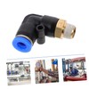 12Pcs 90 Degree Air Pipe Quick Connect Right Angle Tube