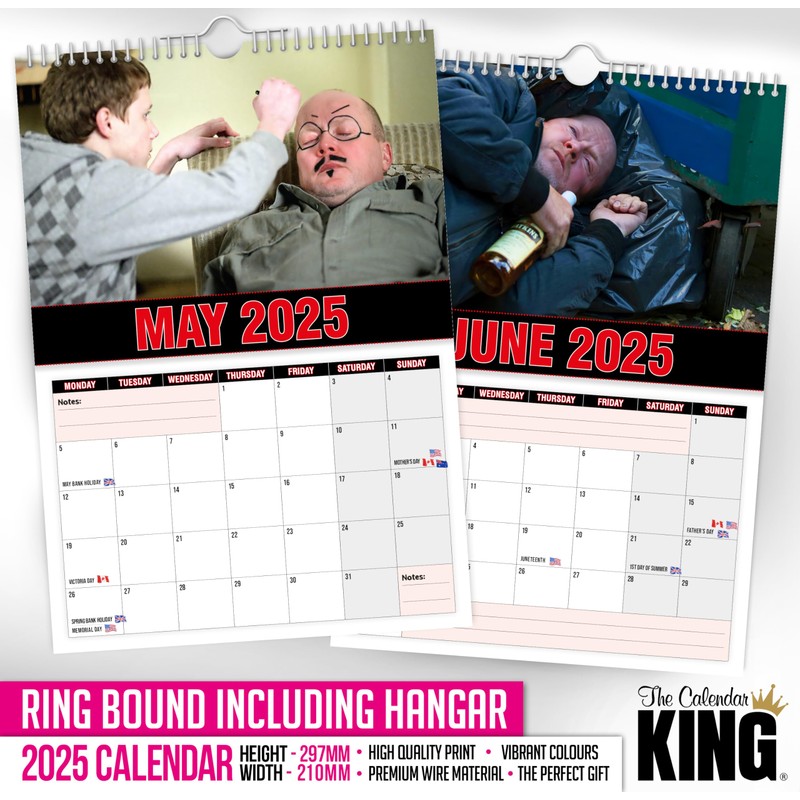 The Calendar King // Phil Mitchell - 2025 Wall Calendar