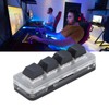 4 Key Mini Keypad USB C Wired Dustproof Red Switch