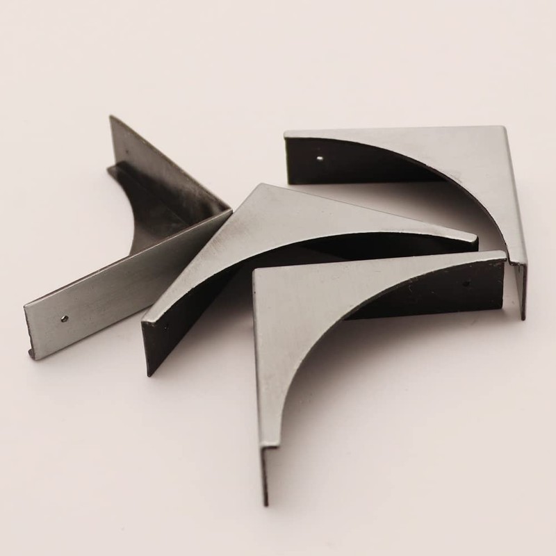 Guard Corner,4 Pcs Antique Iron Sheet Metal Angle Guard Box