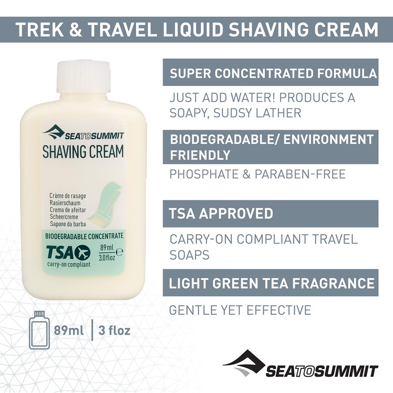 SEA TO SUMMIT LIQUID SHAVING CREAM (TSA APPROVED)