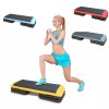 Unbranded 43'' Exercise Aerobic Step Platform Adjustable Fitness Stepper W/4