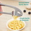 HiramWare Garlic Press, Premium Rust Proof Kitchen Garlic Mincer Crusher