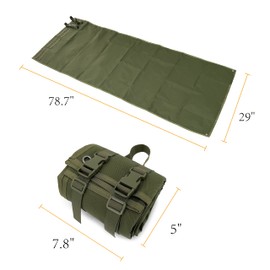 Gespann Roll up Shooting Mat Tactical Shooting Blanket for Hunting (Green)