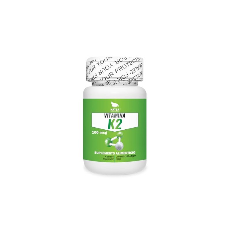 NATSA Vitamina K2 | 1 cápsula diaria | Calidad Premium