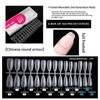 Pack of 360 Nail Tips, 15 Sizes Ballerina False Nail