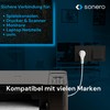 sonero Stromkabel Kaltgerätekabel 3 Polig, 2,0m, Schutzkontakt Schuko Stecker Netzstecker