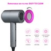 Ionic Hair Dryer with 3 Nozzles Diffusers 3 Heat Settings