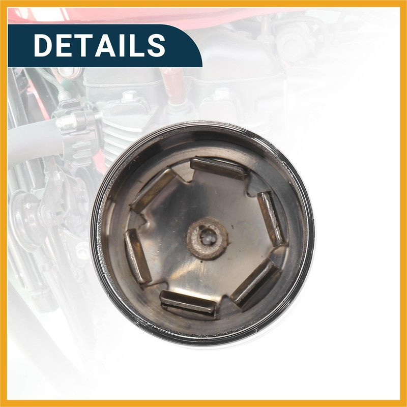 Partuto Flat Head Bolt Cover Fit 9mm-12mm | Chrome Silver