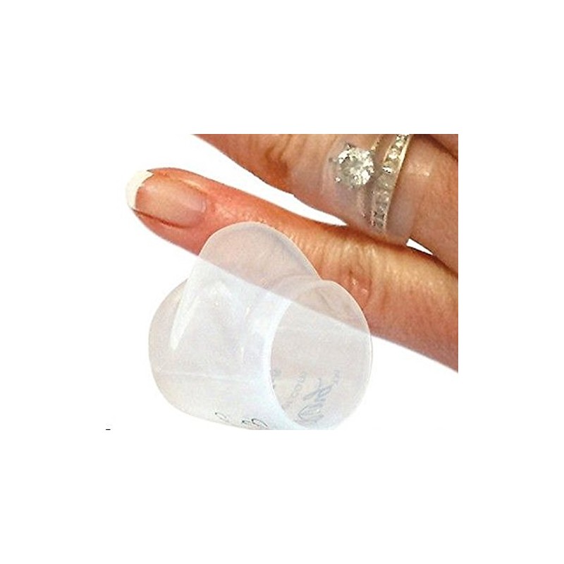 clear large to fit rings size n-r wedding ring guard