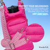 WanderFull Crossbody HydroBag | Quilted Water Bottle Carrier & Strap