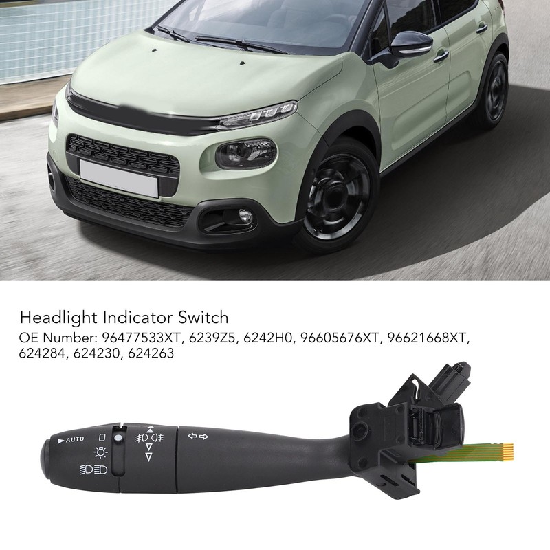 Headlight Indicator Switch 6242H0 Steering Column Control Stalk Replacement for