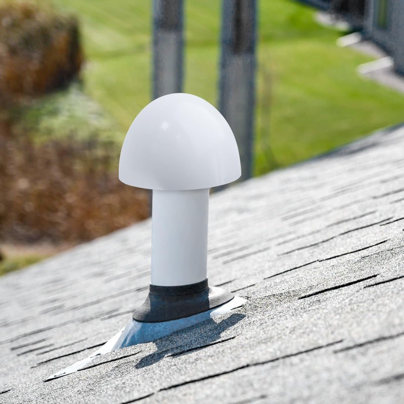 PVC Flue Pipe Roof Vent Cap for 1-1/2" 2" 3"